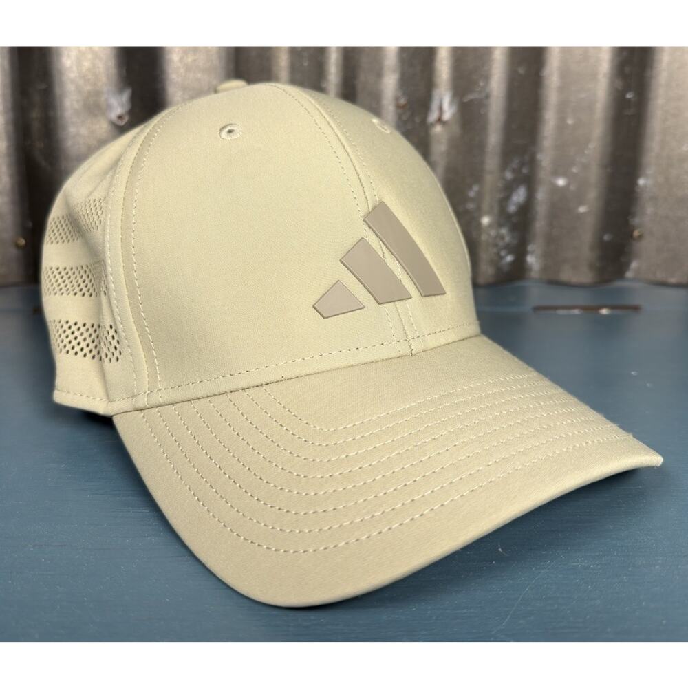 Adidas Men’s Gameday 5 Stretch Fit Baseball Cap Hat Climacool Size S/M Clay